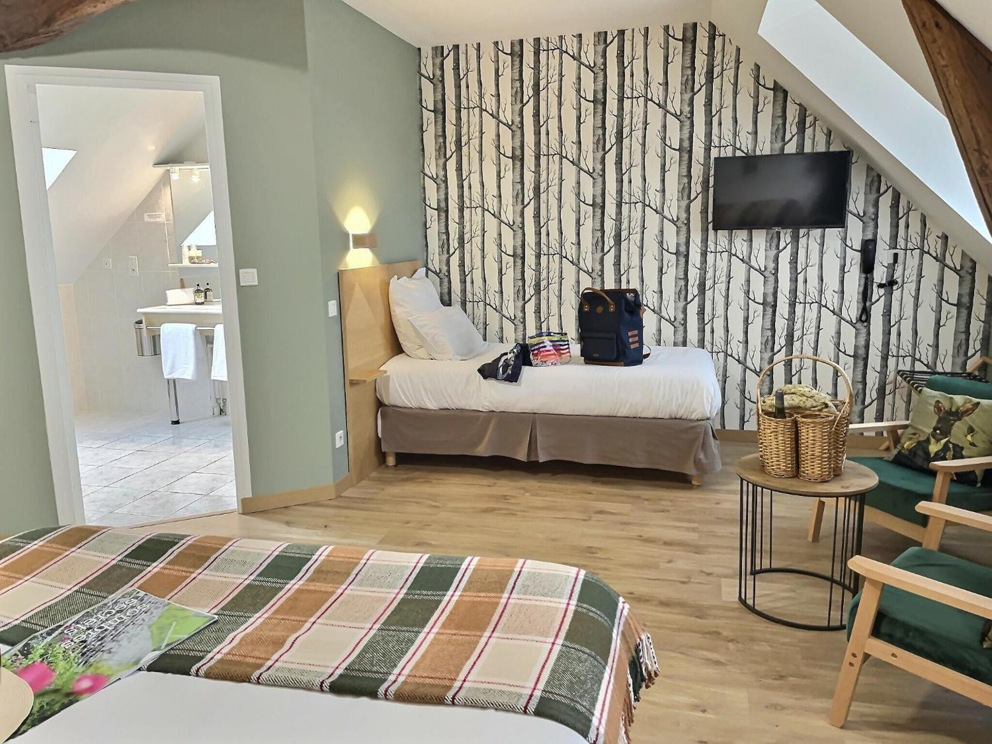 Logis Hotel Du Cygne Bracieux Rum bild
